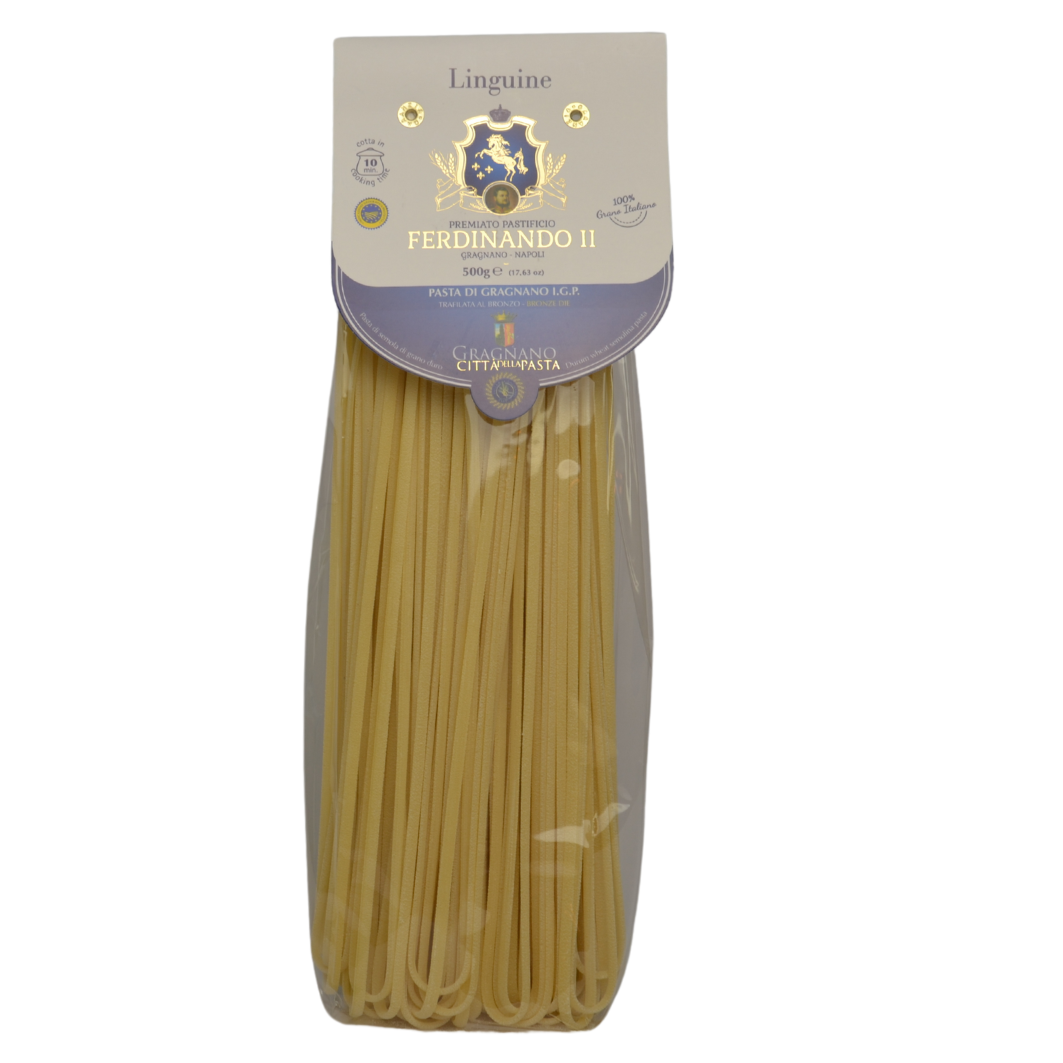 Linguine del premiato pastificio Ferdinando II di Gragnano IGP