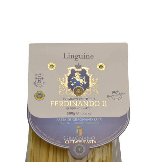 Linguine del premiato pastificio Ferdinando II di Gragnano IGP