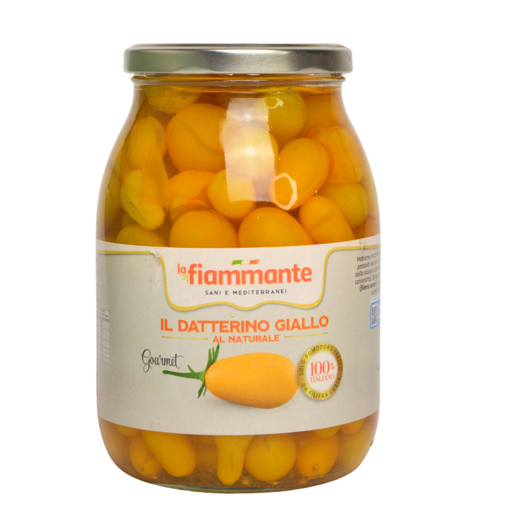Datterino giallo intero al naturale